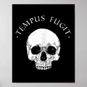 Poster Philosophie stoïque Tépus Fugit Citation stoïcisme