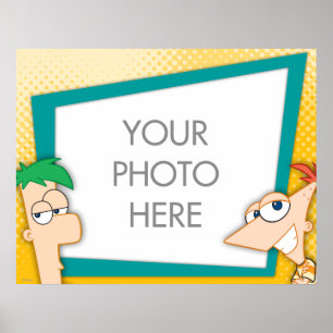 Poster Phinées et Ferb personnalisables