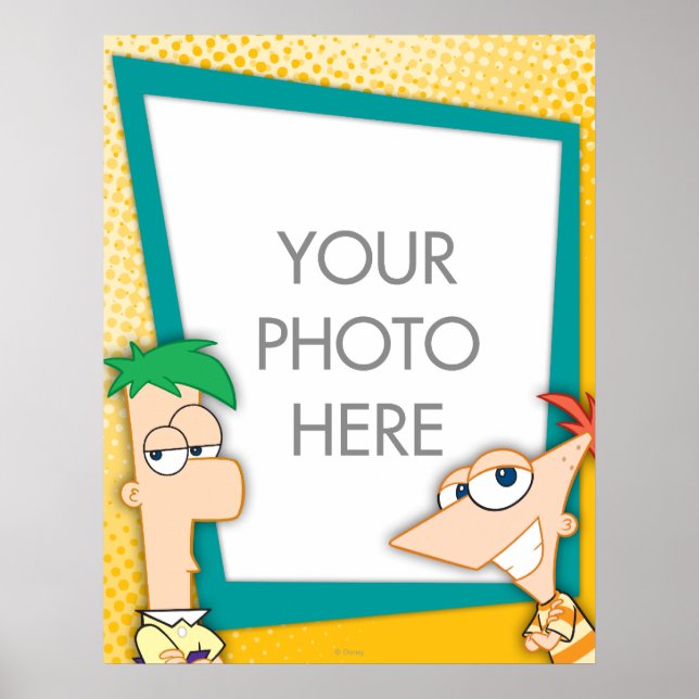 Poster Phinées et Ferb personnalisables (Devant)