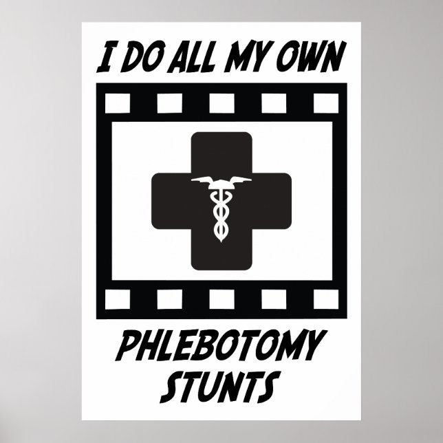 Poster Phlebotomie Stunts (Devant)