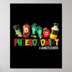 Poster Phlebotomiste JunetDix Liberté 1865 Histoire noire