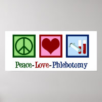 Phlebotomiste Peace Love Bureau de la phlébotomie