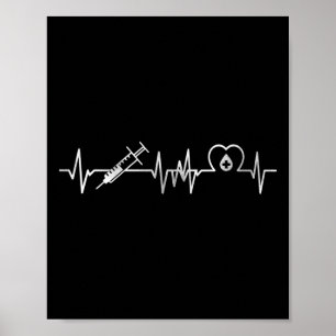 Poster Phlebotomiste Phlebotomie Phlebotomiste battement 