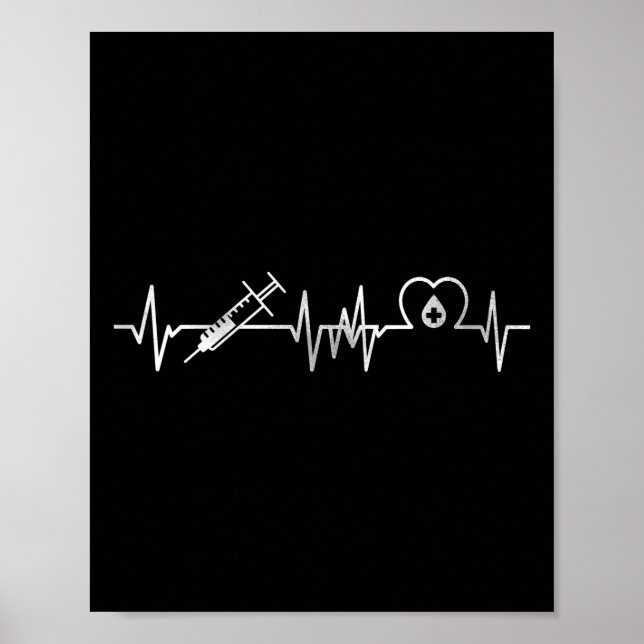 Poster Phlebotomiste Phlebotomie Phlebotomiste battement  (Devant)