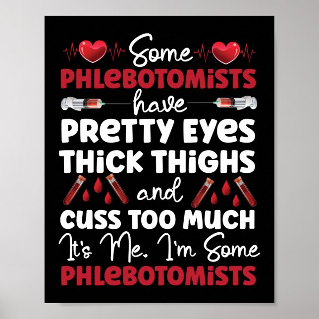 Poster Phlebotomiste Phlebotomiste Certains Phlebotomiste (Devant)