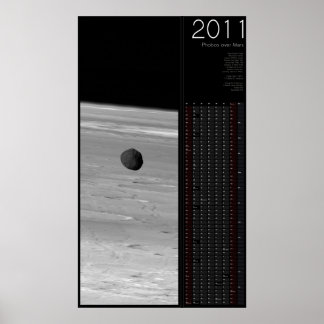 Poster Phobos 2011 sur Mars