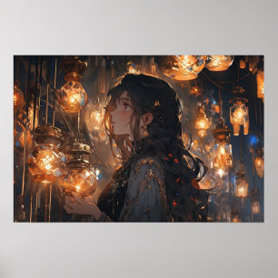 Poster Phoebe dans la salle des lanternes