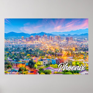 Poster Phoenix, Arizona, États-Unis