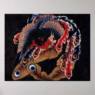 Poster Phoenix, Hokusai