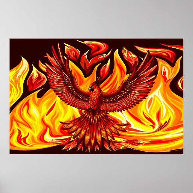 Poster Phoenix mythologique immortelle Créature (Devant)
