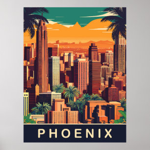 Poster Phoenix Skyline, Voyage