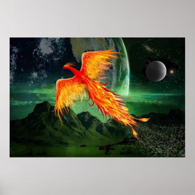 Poster Phoenix volante haute (Devant)
