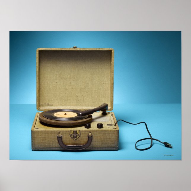 Poster Phonographe vintage (Devant)