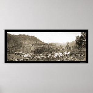 Poster Photo 1864 de Whiteside TN de guerre civile