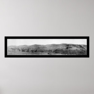 Poster Photo 1895 du Colorado de crique d'estropié