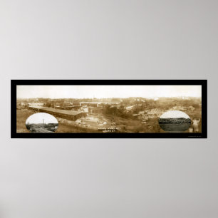 Poster Photo 1907 d'Auburn, moissonneuse internationale