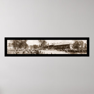 Poster Photo 1907 de la Foire de l'état de l'Indiana