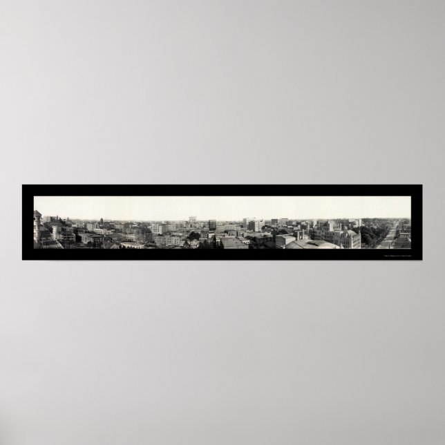 Poster Photo 1907 de Los Angeles CA (Devant)