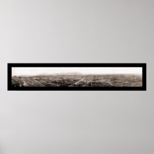 Poster Photo 1908 de CA Birdseye de rive