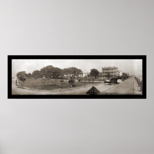 Poster Photo 1909 de batterie de Charleston la Caroline