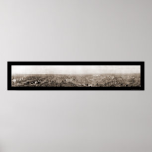Poster Photo 1909 de Hartford Connecticut
