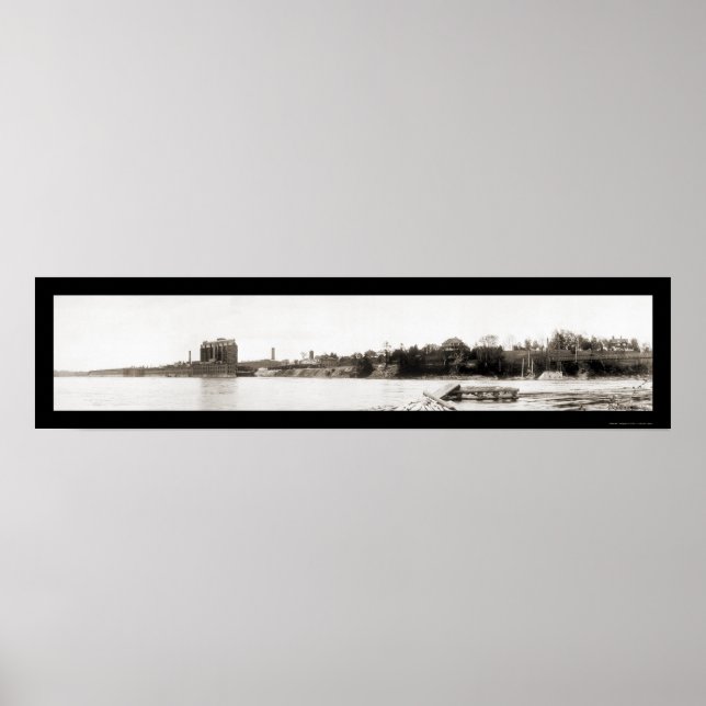 Poster Photo 1909 de Waterville Maine (Devant)
