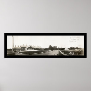 Poster Photo 1910 d'usine de lait de Bordens