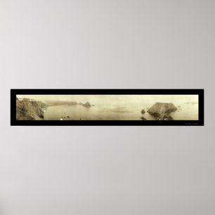 Poster Photo 1911 de Mendocino CA d'élans