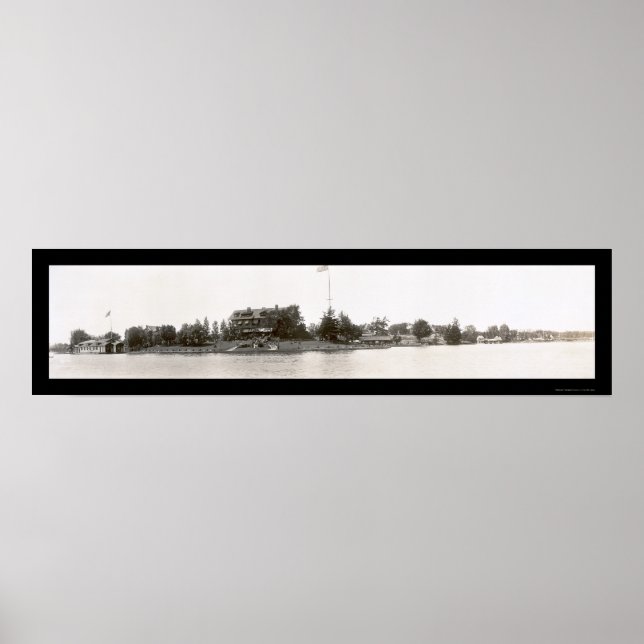 Poster Photo 1912 de Mille Îles NY (Devant)
