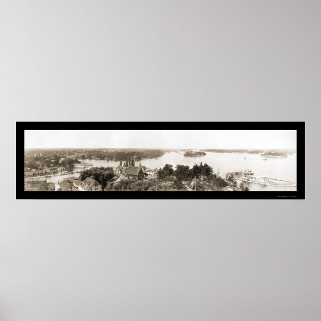 Poster Photo 1912 de Mille Îles NY (Devant)