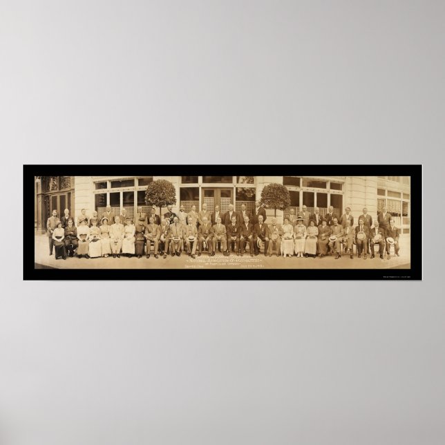 Poster Photo 1913 de la Convention du ministre des Postes (Devant)