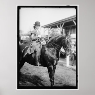 Poster Photo 1916 de concours hippique de cru