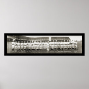 Poster Photo 1916 de l'Ohio de Cleveland Indians