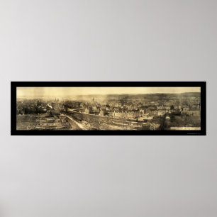 Poster Photo 1919 de Coblence Allemagne WWI