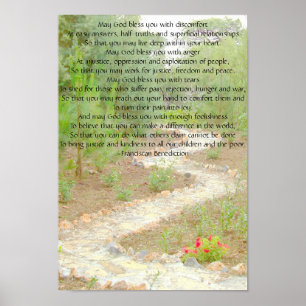 Poster Photo 207a, Que Dieu vous bénisse avec un malaise.