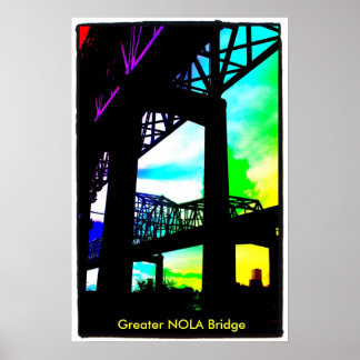 Poster photo 9, pont du Grand NOLA