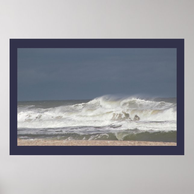 Poster Photo à grande vague (Devant)
