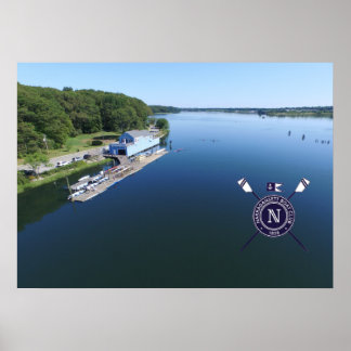 Poster Photo aérienne du club nautique de Narragansett