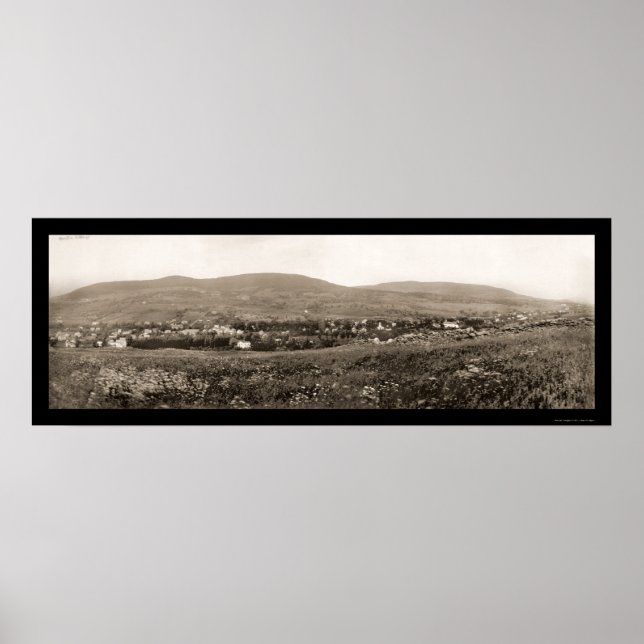 Poster Photo Catskill Mts Hunter NY 1898 (Devant)