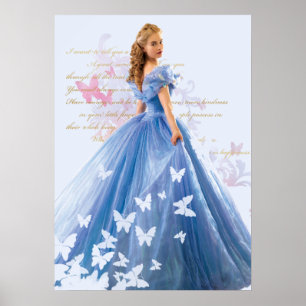 Poster Photo Cendrillon Avec Lettre