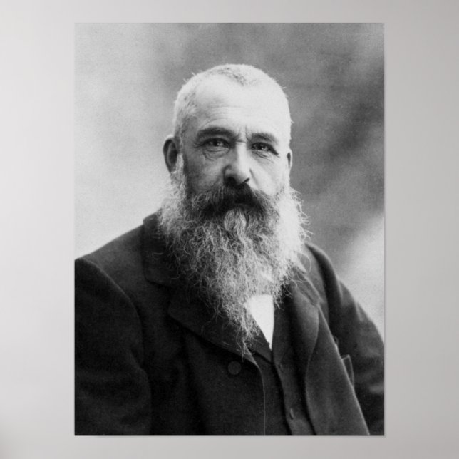 Poster Photo Claude Monet Portrait (Devant)