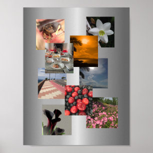 Poster Photo Collage Conception de l'image