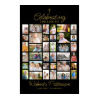 Photo Collage Funérailles Célébration de la vie Bi