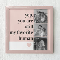 Photo Collage Moderne & Romantique Jolie Citation 