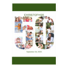 Photo Collage Numéro 50 Personnalisé 50e anniversa