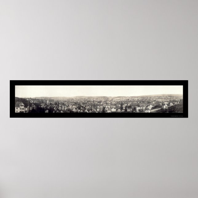Poster Photo CT de Waterbury 1913 (Devant)