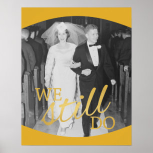 Poster Photo de 50e anniversaire de mariage - Nous sommes