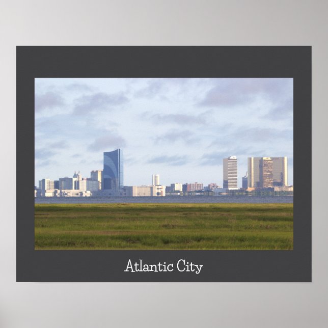 Poster photo de Atlantic City Skyline (Devant)