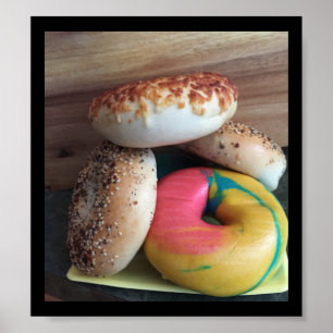 Poster Photo de bagels