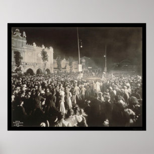 Poster Photo de boxe de combat Prix 1907
